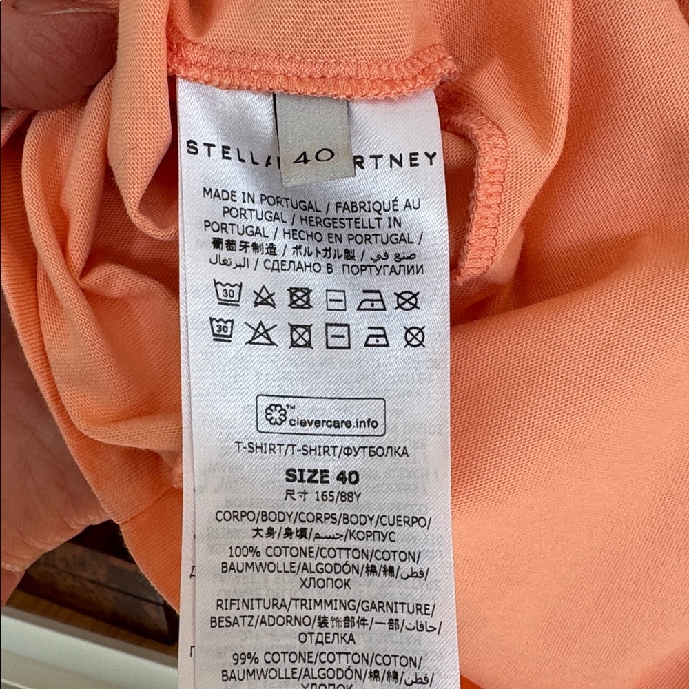 STELLA MCCARTNEY “SMILE” Bird T-shirt Sz US 4-6 - Picture 6 of 6
